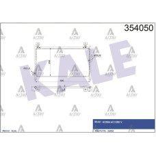 Honda Accord KALE-KLE-354050 Radyatör Kli̇ma Accord 94-98